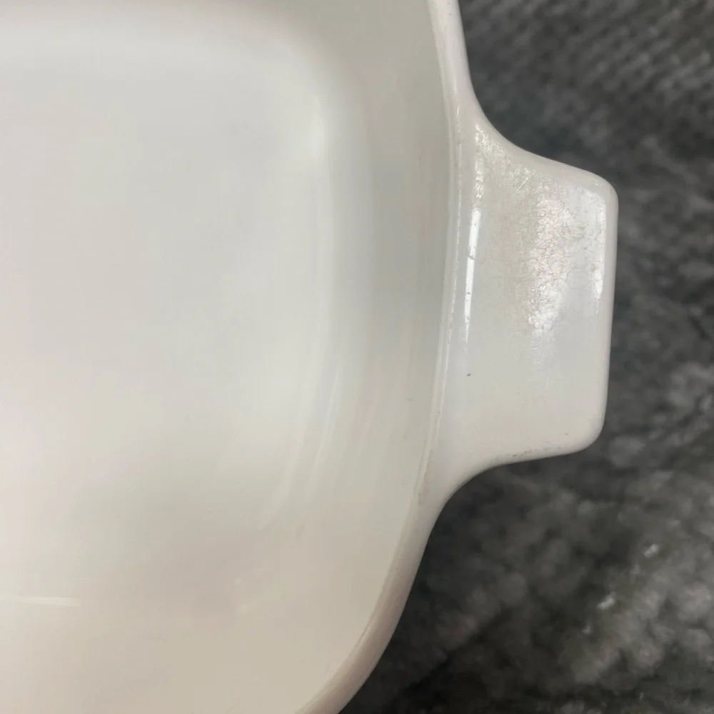 Classic CorningWare Cornflower Casserole Dish - Circa 1985-1999